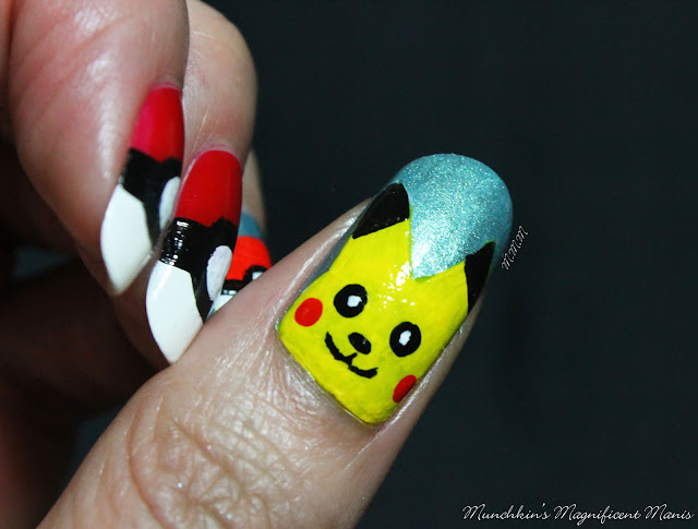 Pokémon Pikachu Nail Design Pokémon Pikachu Nail Design
