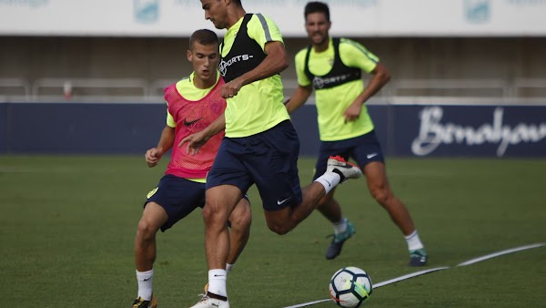 Málaga, ausentes del entrenamiento Míchel y Adrián González