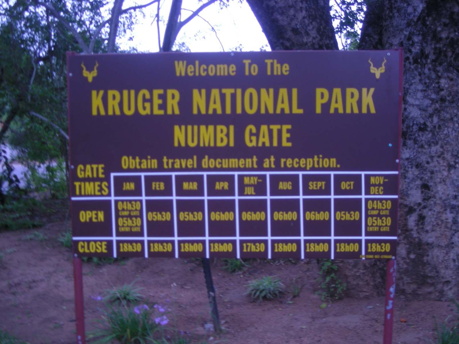 Official Blog Kruger National Park Seasonal gate