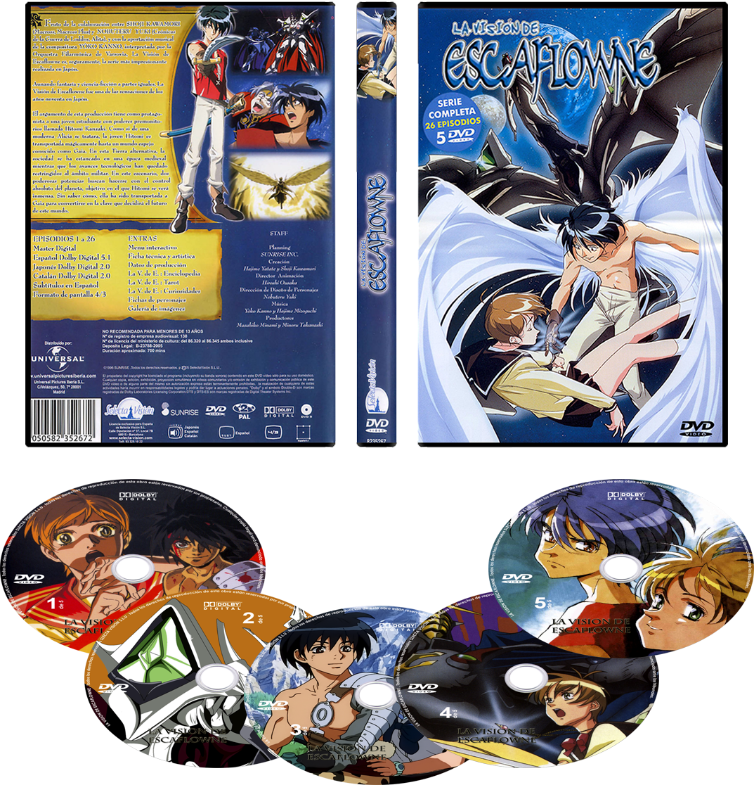 Escaflowne: Serie Completa (1996-2000) [5 DVD9] 33,5 GB