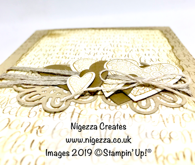 #stampinforall Valentine Design Team Challenge Nigezza Creates