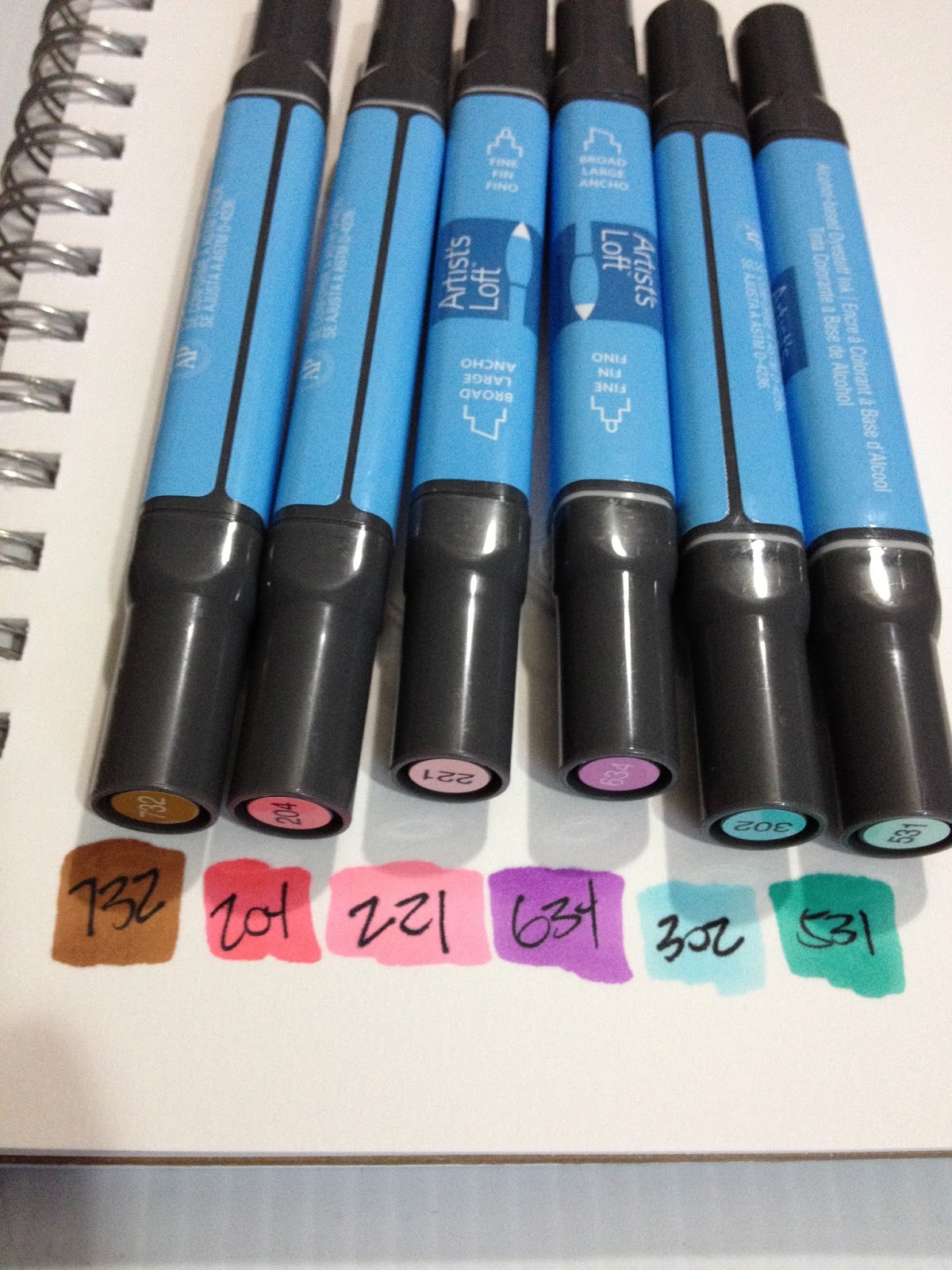 Artist Loft vs Copic Markers- Side by Side Comparison 