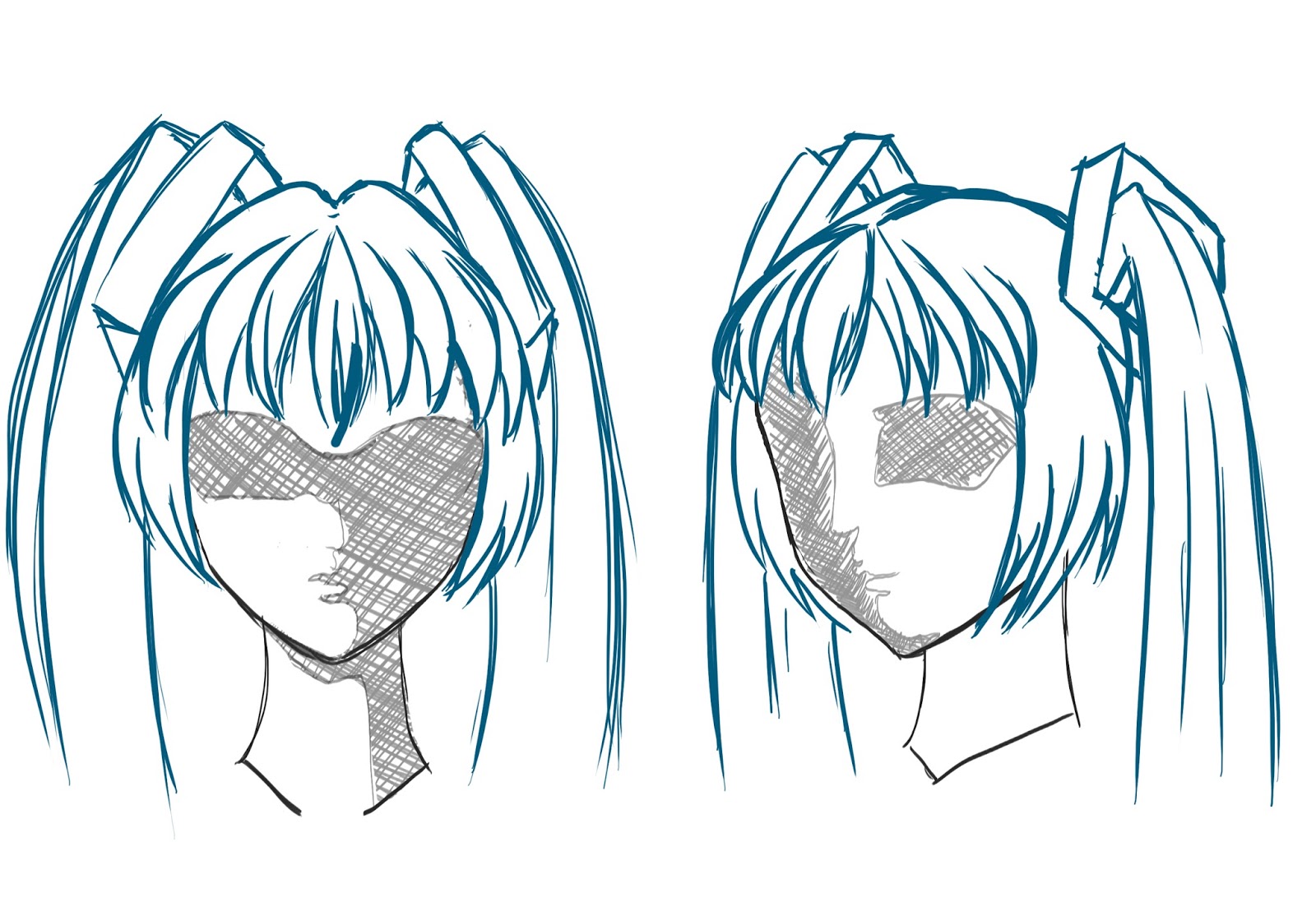 How To Draw Animemanga Hair Draw Central
