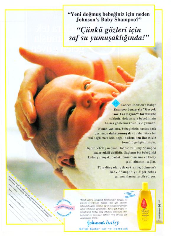 OĞUZ TOPOĞLU Johnson�s Baby Shampoo 1995.