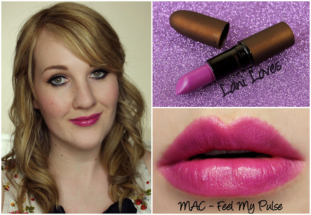 MAC Feel My Pulse lipstick swatch MAC Feel My Pulse lipstick swatch