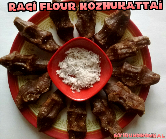 This ragi flour kozhukattai is easy to prepare and makes a healthy snack for kids and also for their snacks box. And it's a great way to use up ragi flour and jaggery. Millets are highly nutritious, non-glutinous and not acid forming food. Hence they’re soothing and easy to digest. Make this different kozhukattai and serve to your family and stay healthy.
