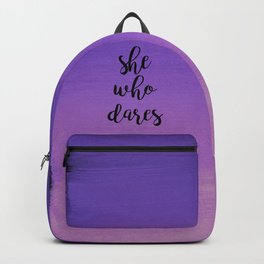 she who dares backpack