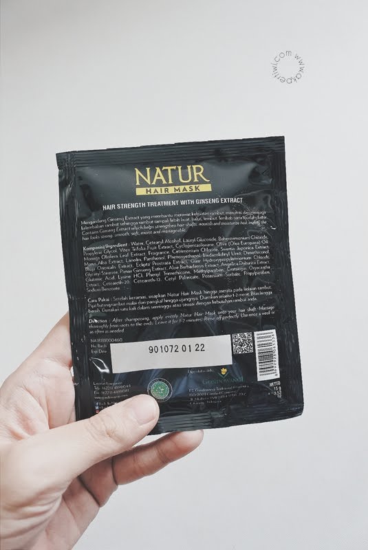 [REVIEW] Natur Shampoo Ginseng Extract & Hair Strength Treatment With