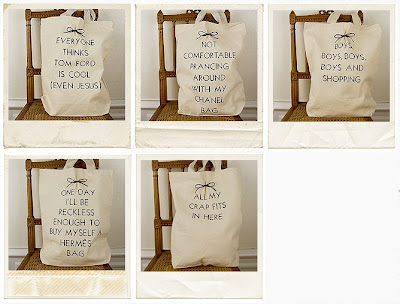 printed canvas bags by Maude and Tilda