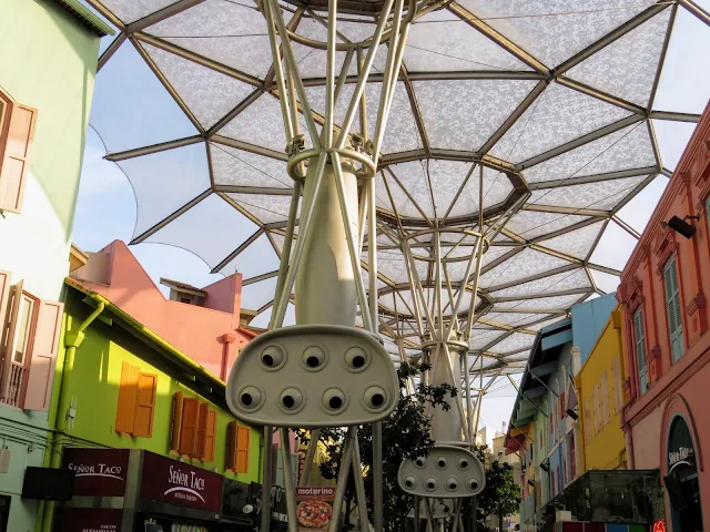 Clarke Quay canopy in Singapore