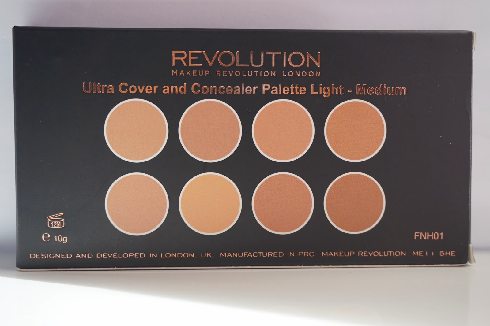Makeup Revolution Ultra Cover and Concealer Palette Light -  Medium- Dusty Foxes Beauty Blog