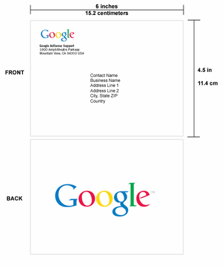 bentuk surat pin google adsense