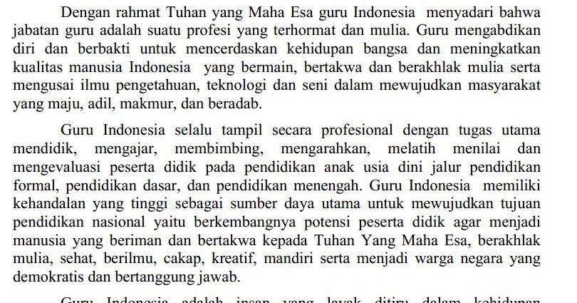 Ilmuku Sejauh Manakah Kode Etik Guru Indonesia Berperan