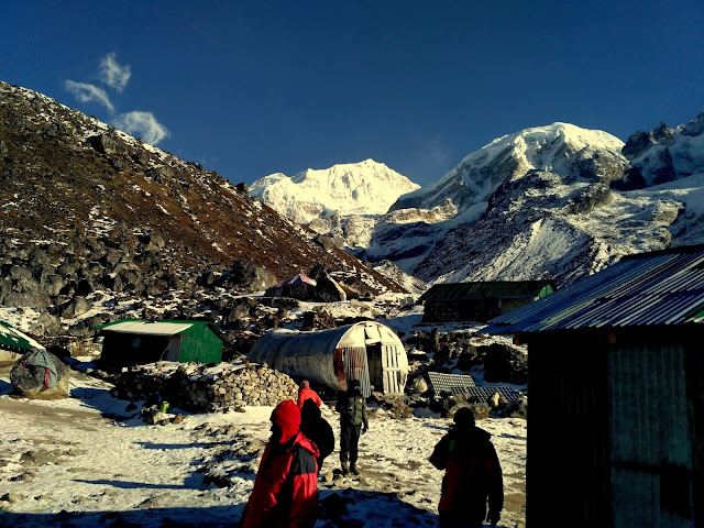 HMI Base Camp at Chaurikhang HMI Base Camp at Chaurikhang