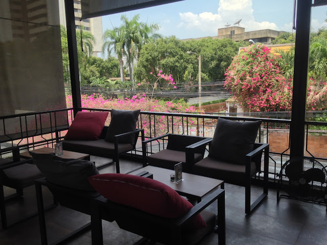 balcony balcony cafe in Bangkok, Thailand