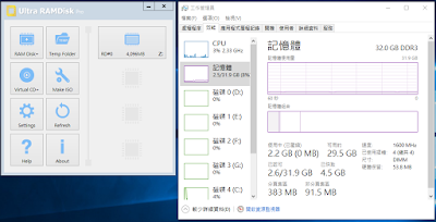[評測]八款 RAMDisk 軟體測試分享 Part.5 (Ultra RAMDisk、總結) - 楓的電腦知識庫