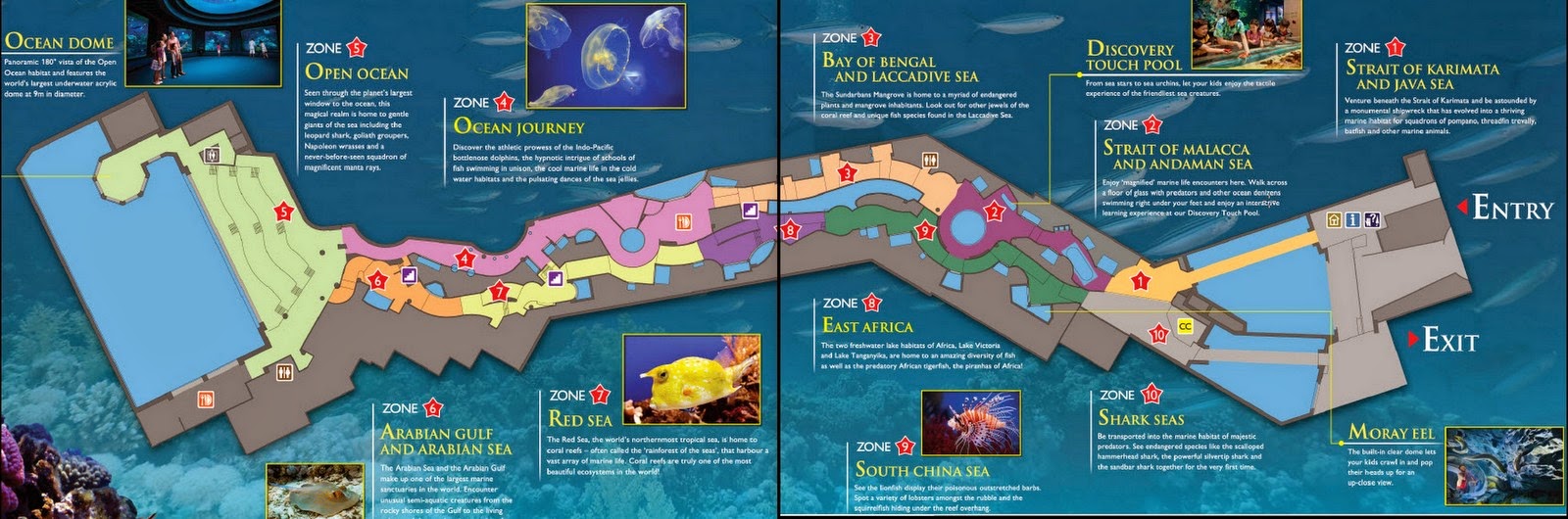 S.E.A Aquarium, Aquarium Laut Terbesar di Dunia ialah salah satu obyek wisata utama di Marine Life Park yang terletak di dalam Pulau Sen S.E.A Aquarium, Aquarium Laut Terbesar di Dunia