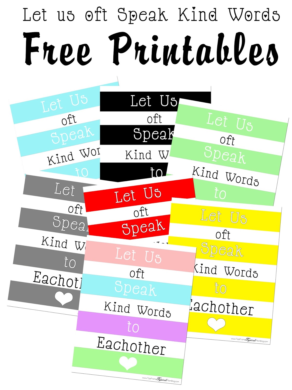 Bullying, Stop it! How bullying affected my life with a free printable.