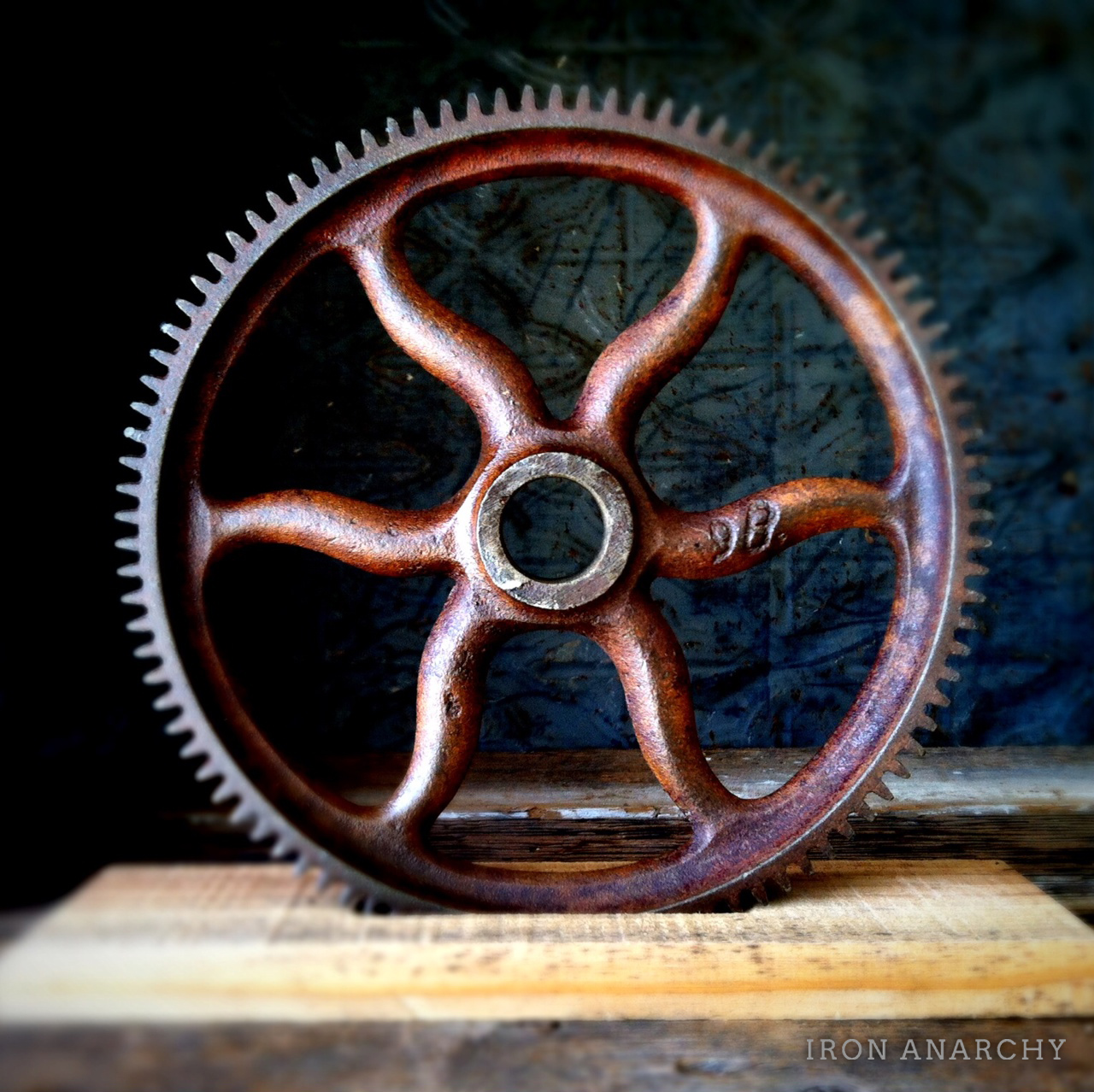 1800’s Antique Industrial Cast Iron Gear Sculptures