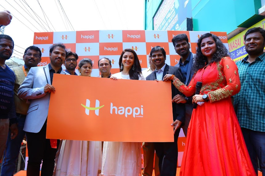 Kajal Aggarwal at Happi Mobiles Launch