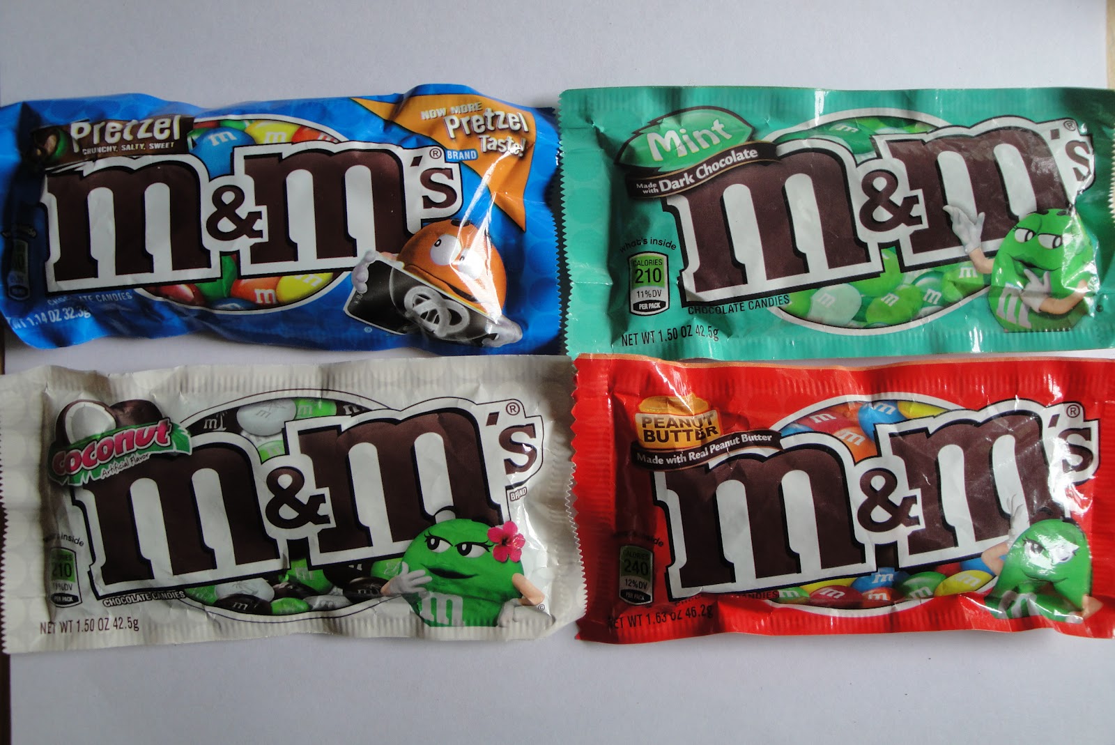 Grocery Gems M&M's Mega Post Coconut, Peanut Butter, Pretzel and Mint