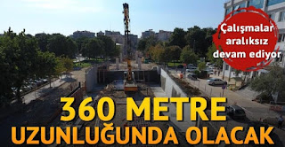 gaziantepte köprü 360 metre uzunluğunda olacak
