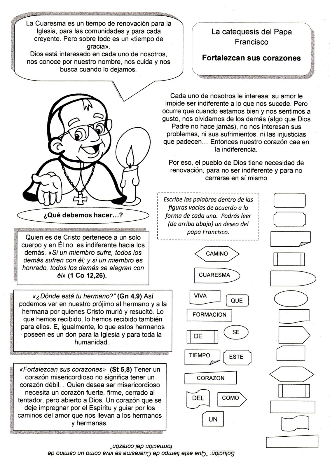 Camino hacia la Pascua Recursos Catequesis Explicación con Juegos para Camino hacia la Pascua Recursos Catequesis Explicación con Juegos para