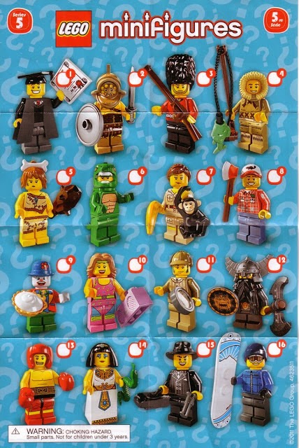 The Minifigure Collector: Lego Minifiguers Series 5 Rarity