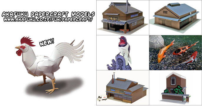 Ninjatoes' papercraft weblog: Papercraft Crossy Road chickens