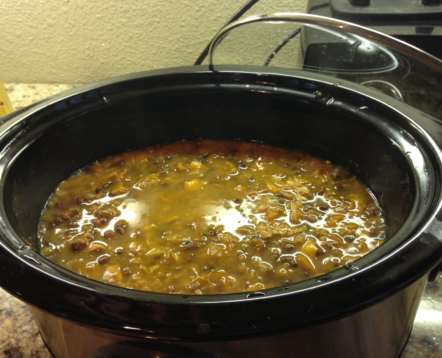 Theresa Rose Designs 7 Ingredient Curry Chicken Bean Soup in 3 Steps