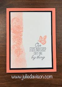 VIDEO: Simple Stamping Sponging Techniques ~ Beauty Abounds Faux Tearing Card ~ Stampin' Up! 2019 Occasions Catalog ~ www.juliedavison.com