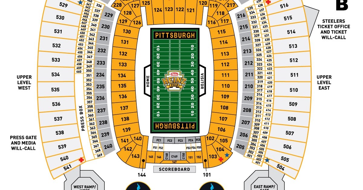 Steelers Seating Chart Virtual