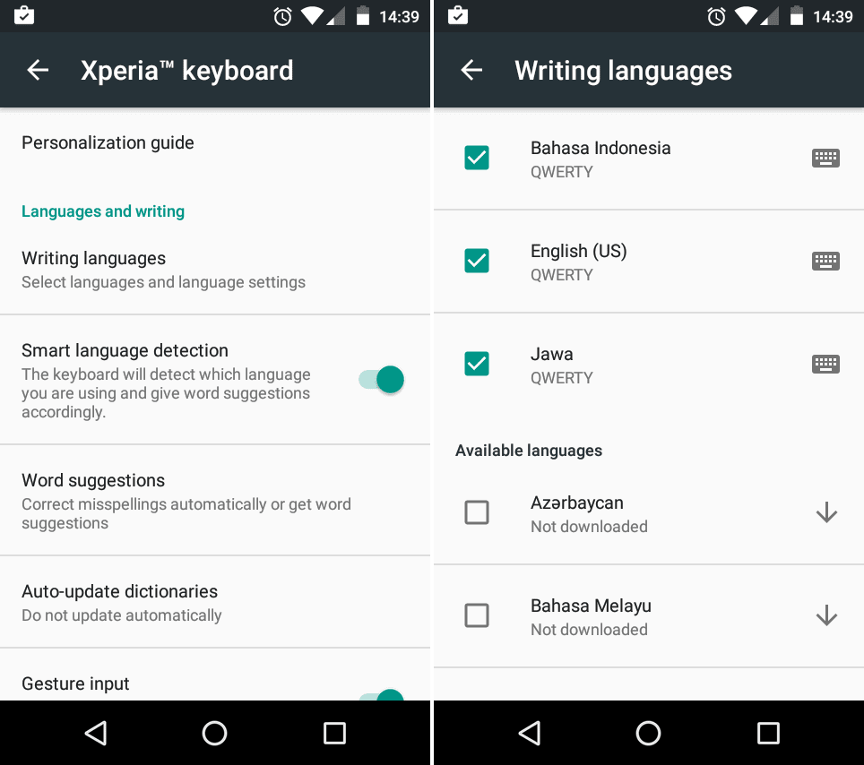 Pasang Xperia Keyboard Terbaru di Android Tanpa Root 4.4