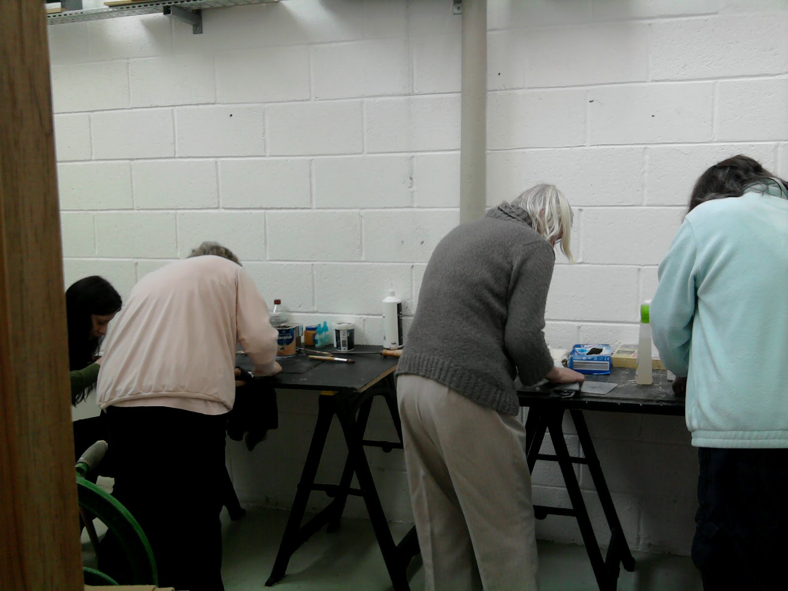 Arts On Prescription Non Toxic etching and collagraph Masterclass