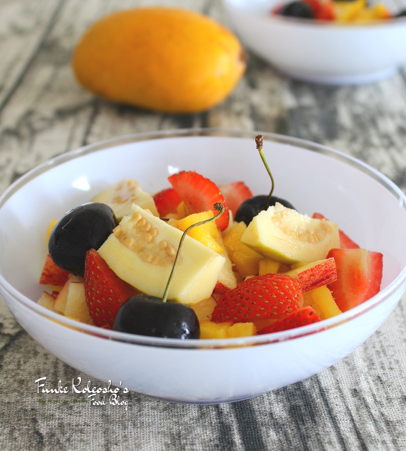 Guava & Summer Fruits Salad Funke Koleosho's New Nigerian Cuisine