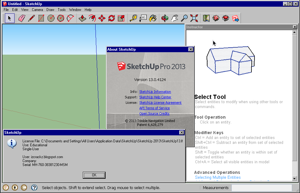 sketchup pro 2013 license key download