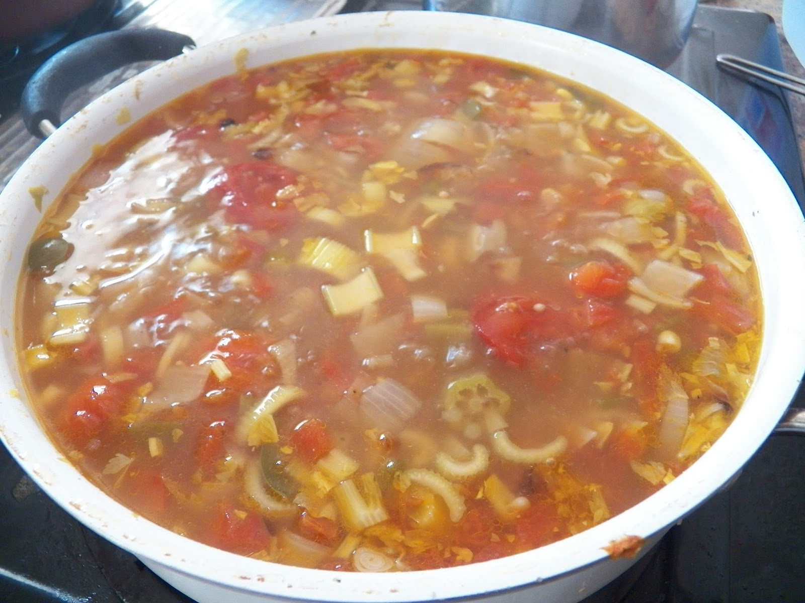 Dirty Rice Gumbo Soup for SoupSaturdaySwappers Sid's Sea Palm Cooking