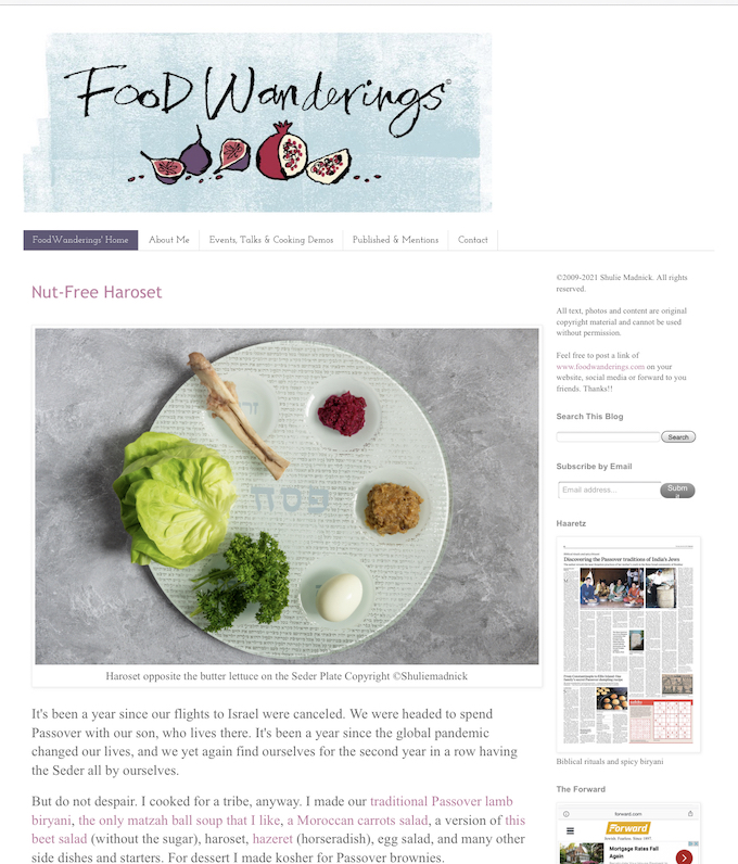Foodwanderings Food Blog