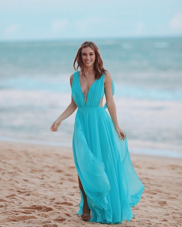 modelo de vestido casamento na praia
