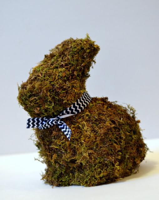 moss covered bunny rabbit