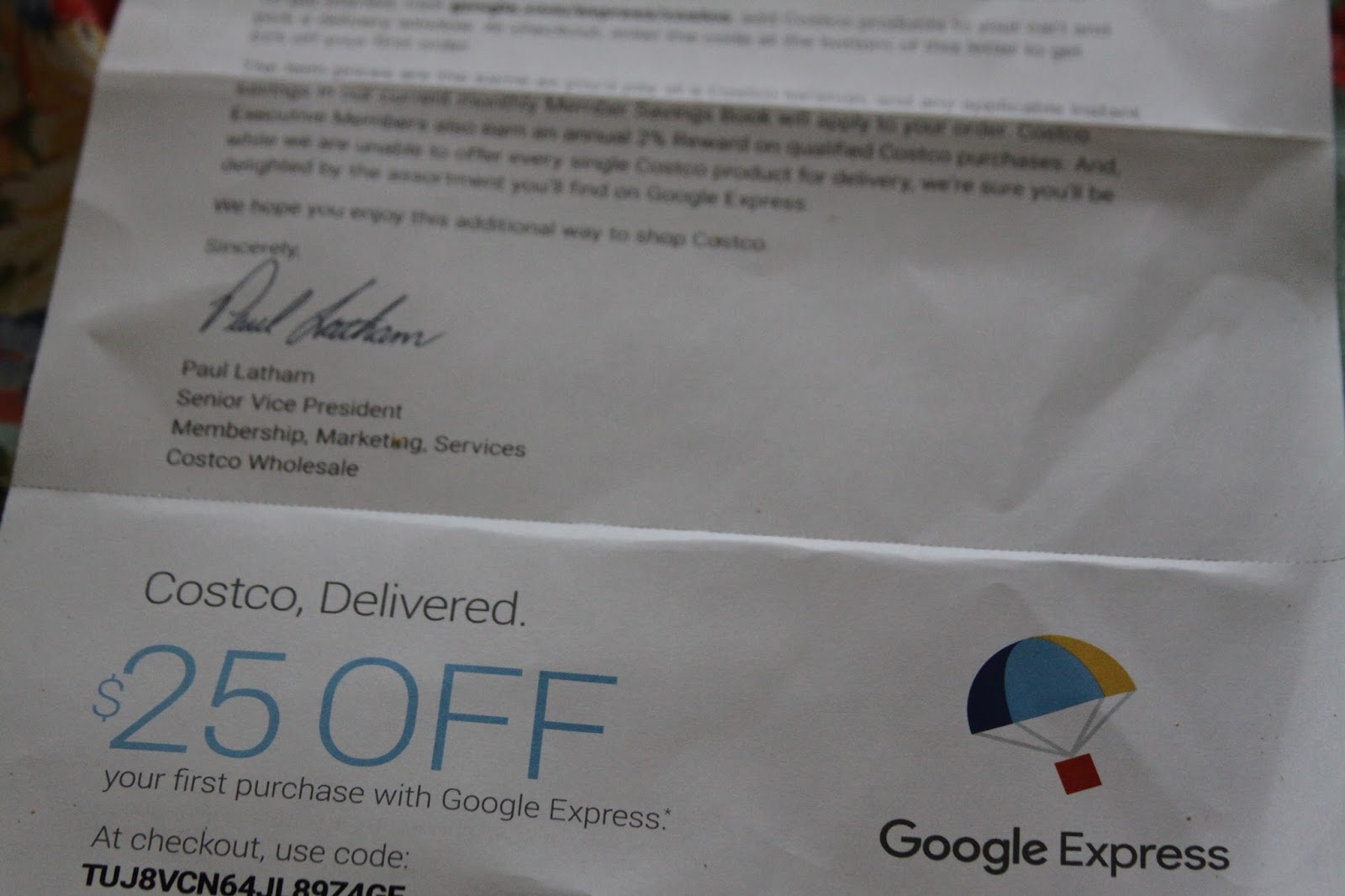 McClellan Clan Costco's New Delivery Option