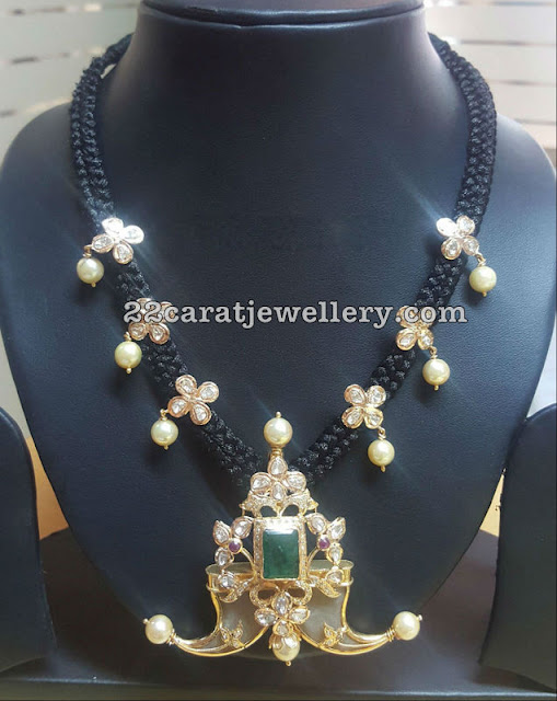 Very Simple Black Dori Necklaces