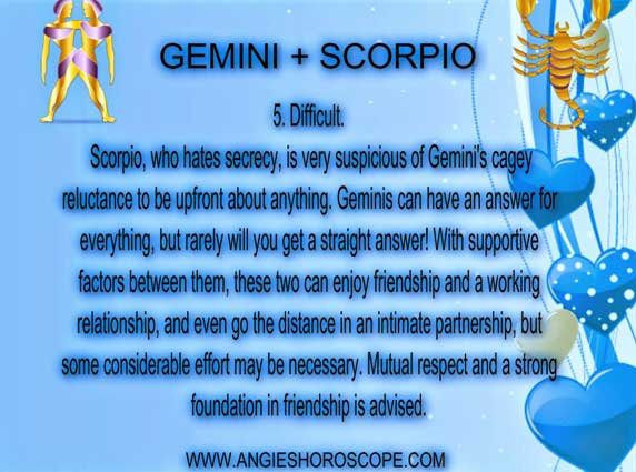 scorpio and gemini scorpio and gemini
