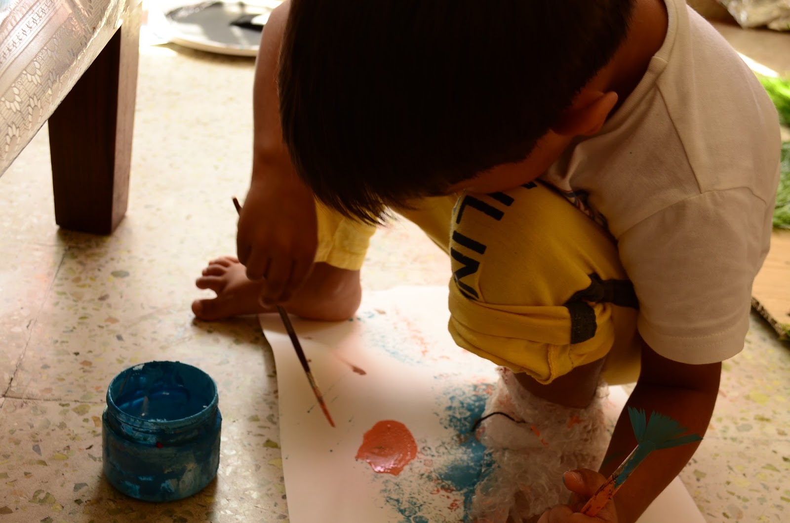 The Practical Mom: Paint with Bubble Wrap