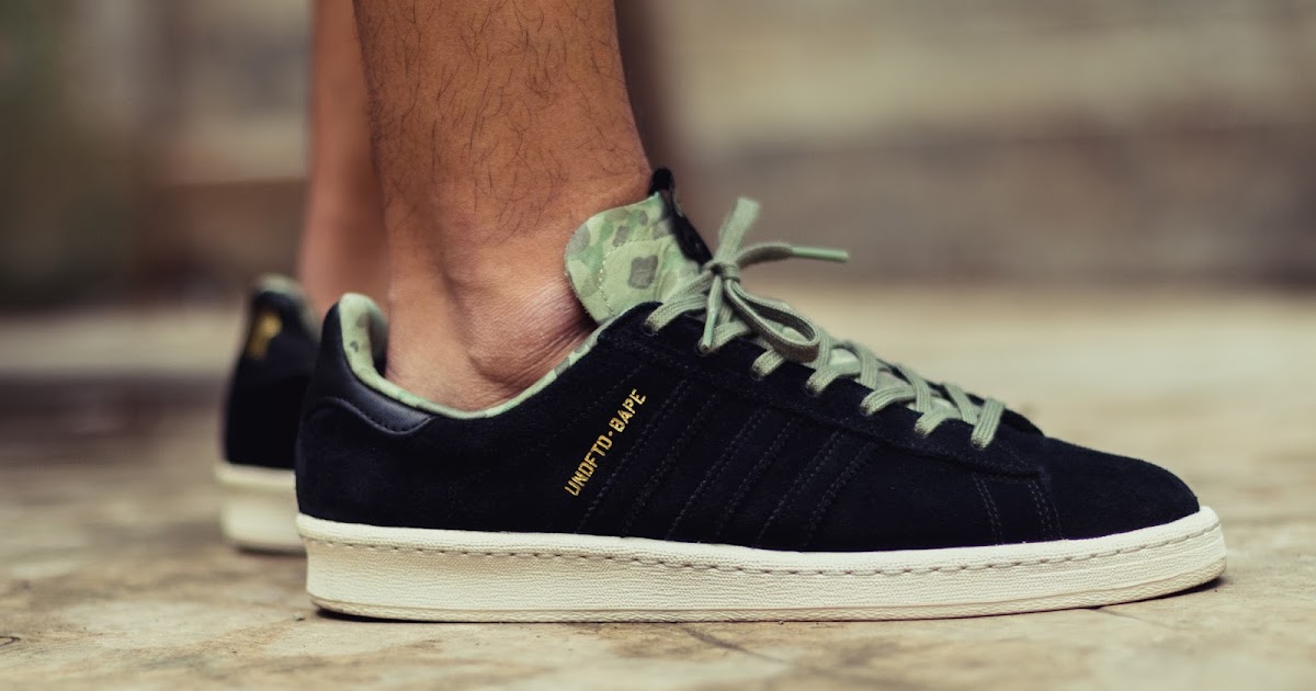 adidas campus black on feet