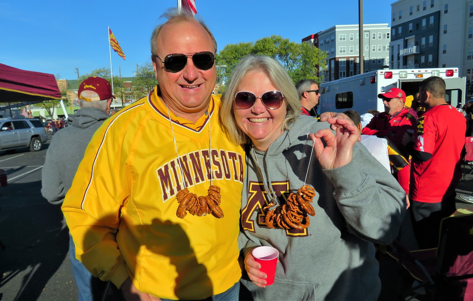 Todd Swank Tailgating Before Minnesota Golden Gophers Vs Maryland