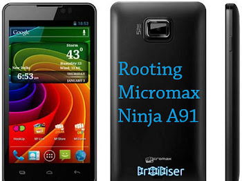 How to Root Micromax Ninja A91 or Cherry Mobile Thunder
