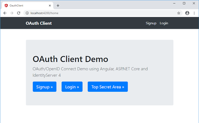 Angular Authentification sur un Serveur ASP.NET Core avec IdentityServer Angular Authentification sur un Serveur ASP.NET Core avec IdentityServer