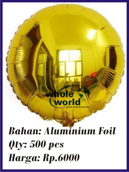 BALON PRINTING, BALONALUMINIUM FOIL, POMPA BALON: BALON ALUMINIUM FOIL
