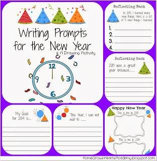 FREE Writing Prompts for the New Year